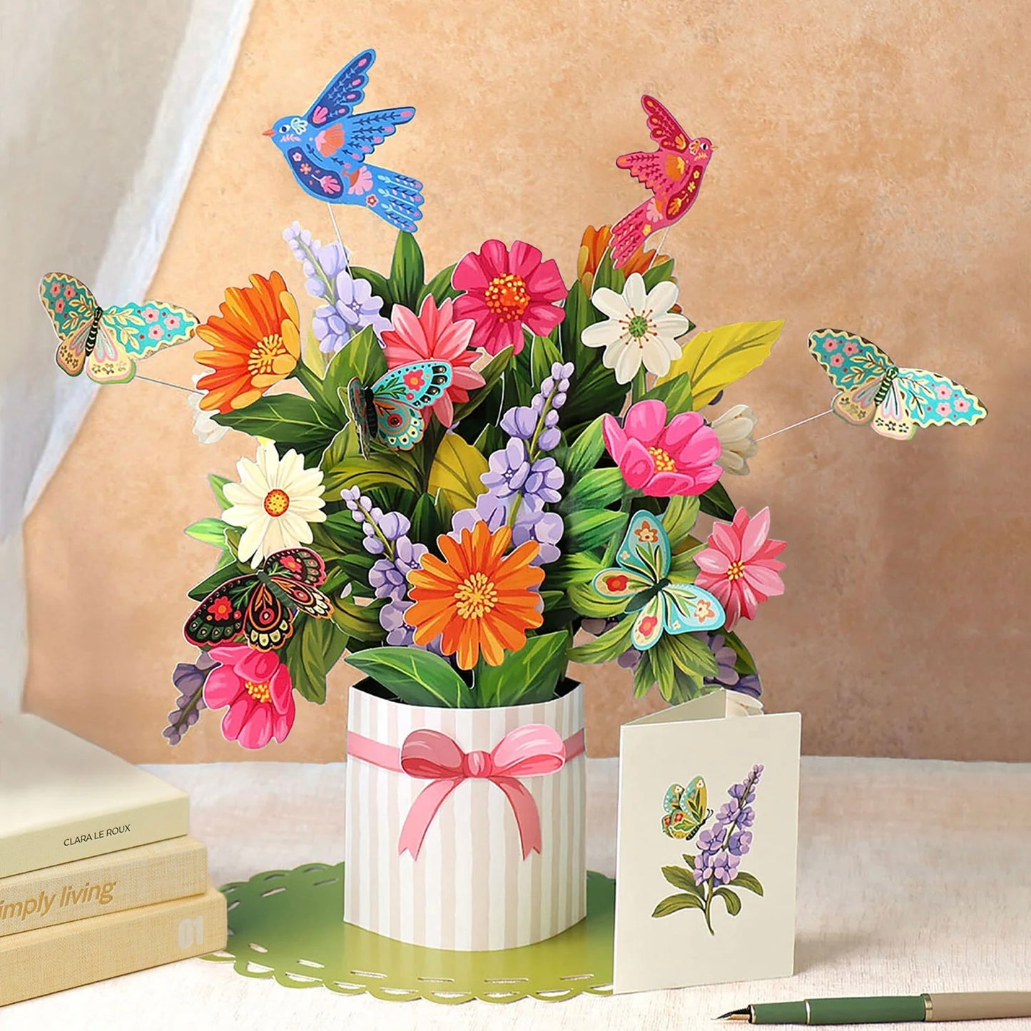 Pop-up Flower Bouquets and Greeting Cards