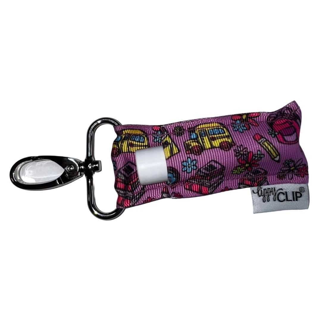 Lippy Clips - Assorted Pattern Keychain Lip Balm Holders