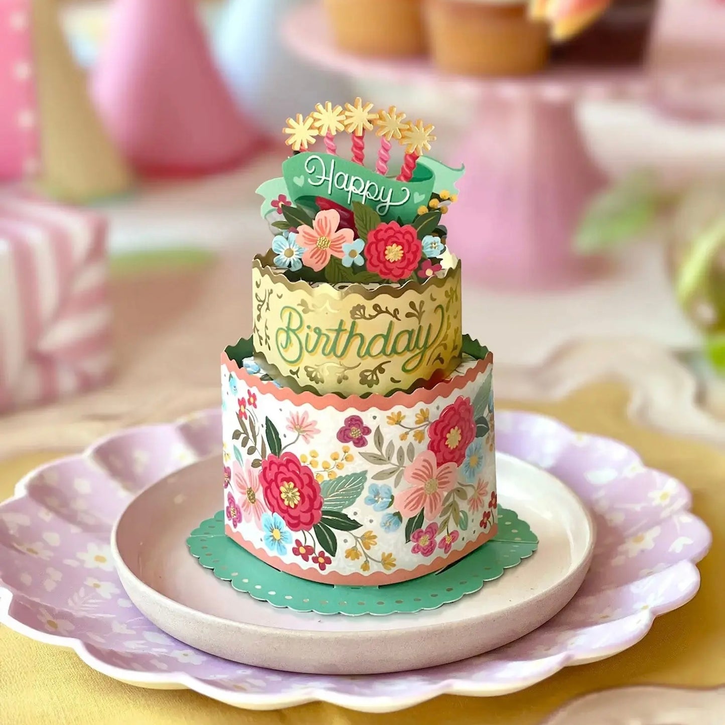 Mini Pop-up Flower Bouquets and Greeting Cards