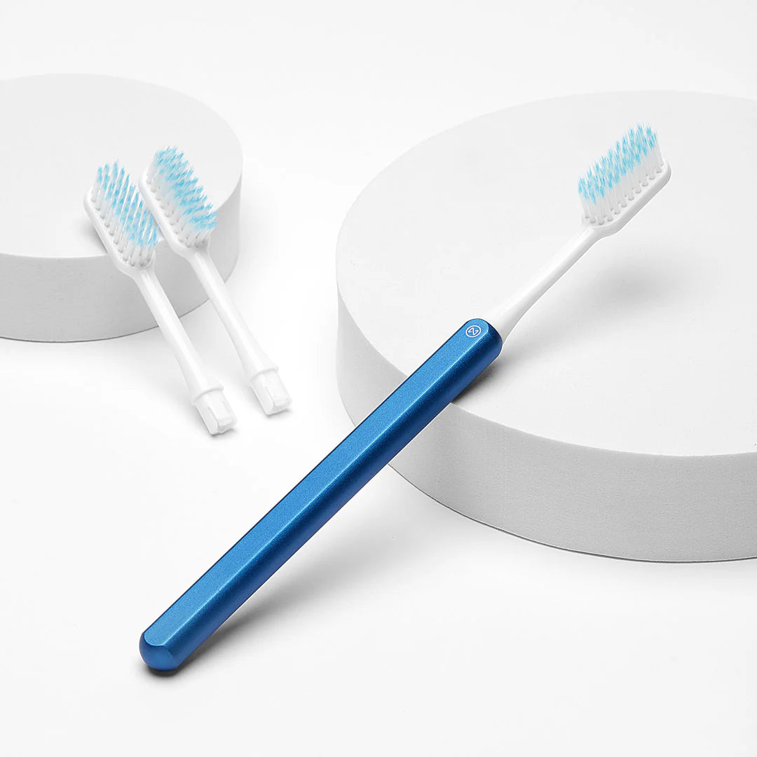 Eco Friendly Toothbrushes by Nada - Includes 2 Replacement Heads