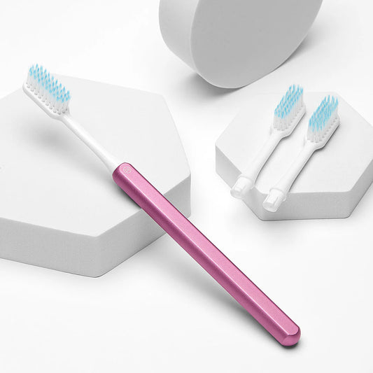 Eco Friendly Toothbrushes by Nada - Includes 2 Replacement Heads