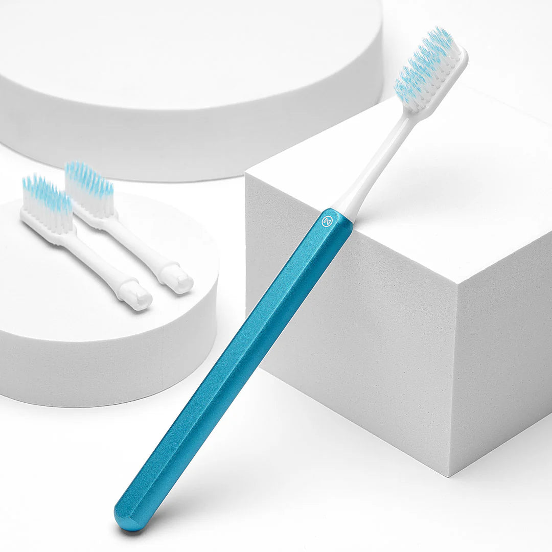 Eco Friendly Toothbrushes by Nada - Includes 2 Replacement Heads