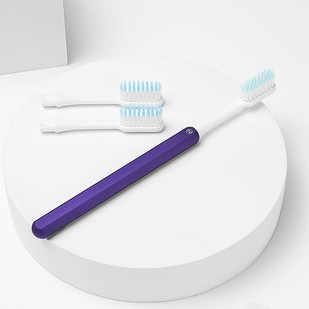 Eco Friendly Toothbrushes by Nada - Includes 2 Replacement Heads