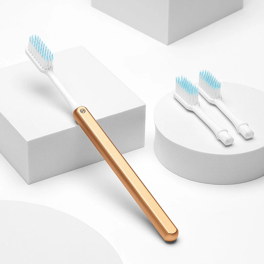 Eco Friendly Toothbrushes by Nada - Includes 2 Replacement Heads