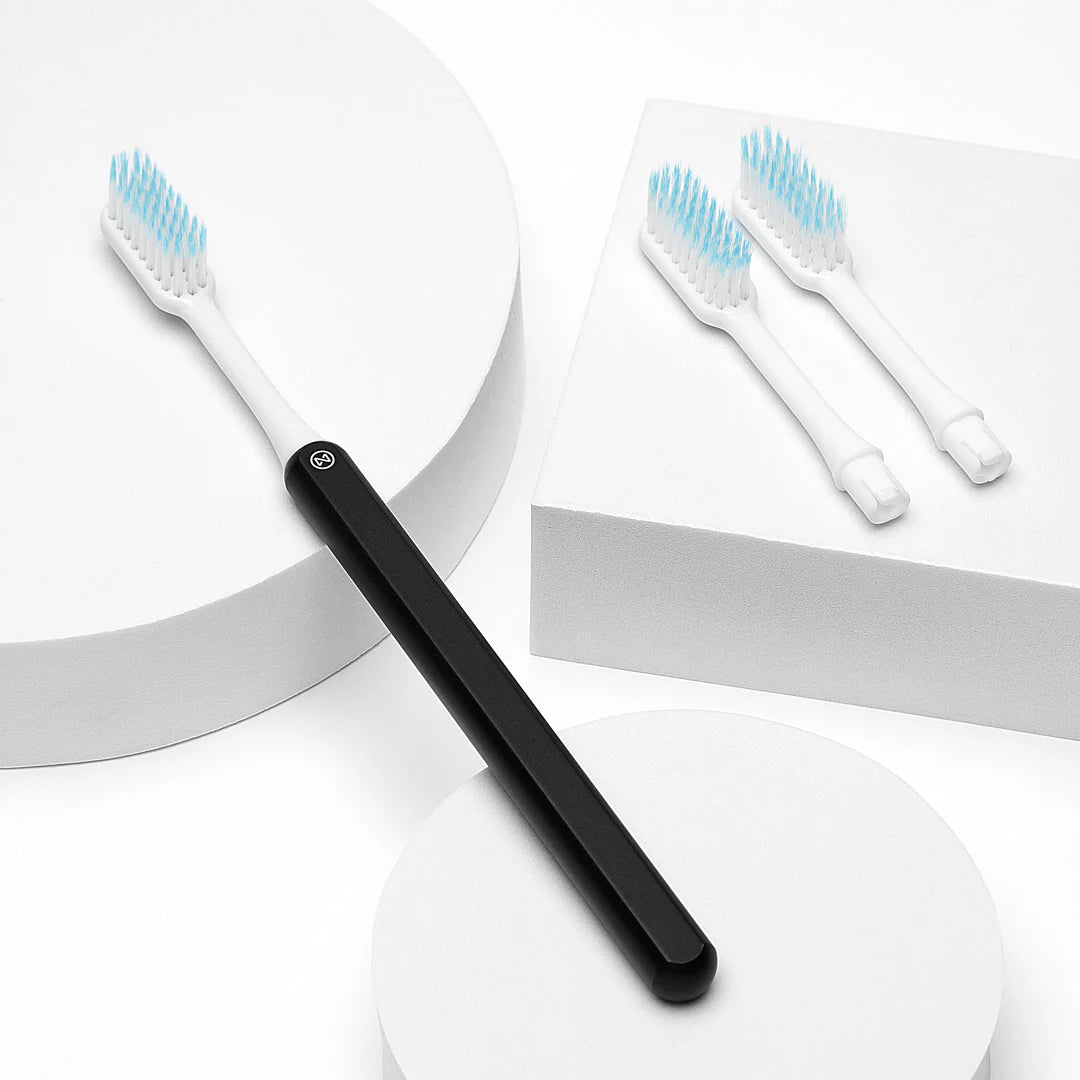 Eco Friendly Toothbrushes by Nada - Includes 2 Replacement Heads