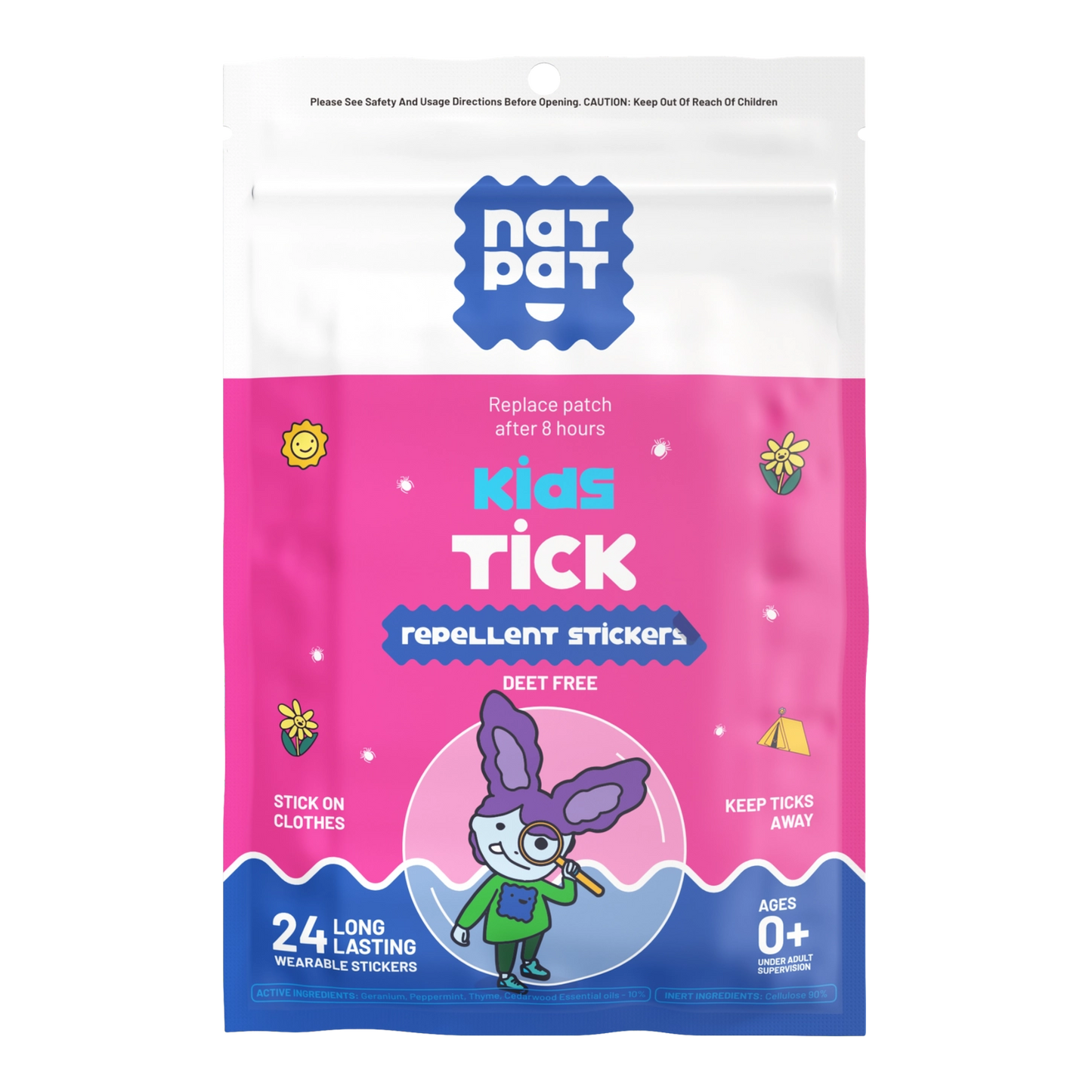 Tick Repellent Stickers (Deet Free!)