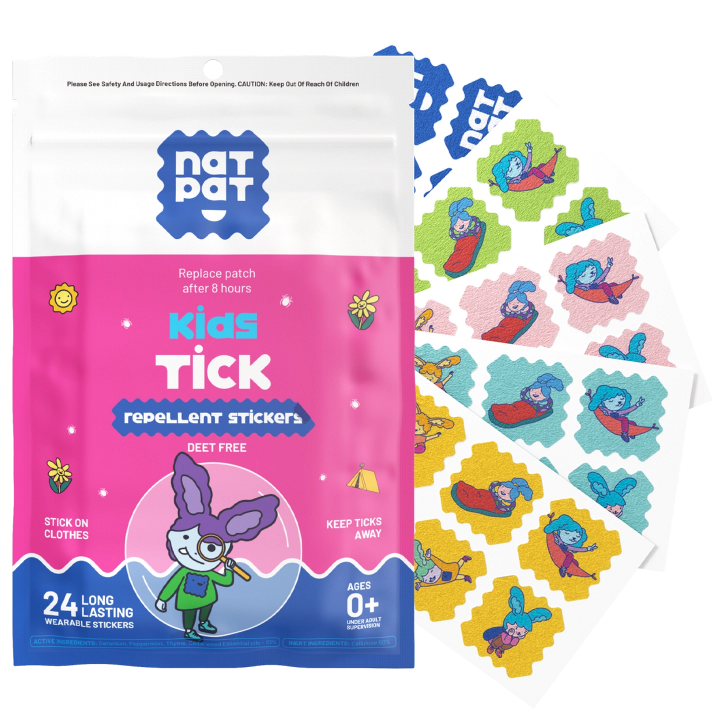 Tick Repellent Stickers (Deet Free!)