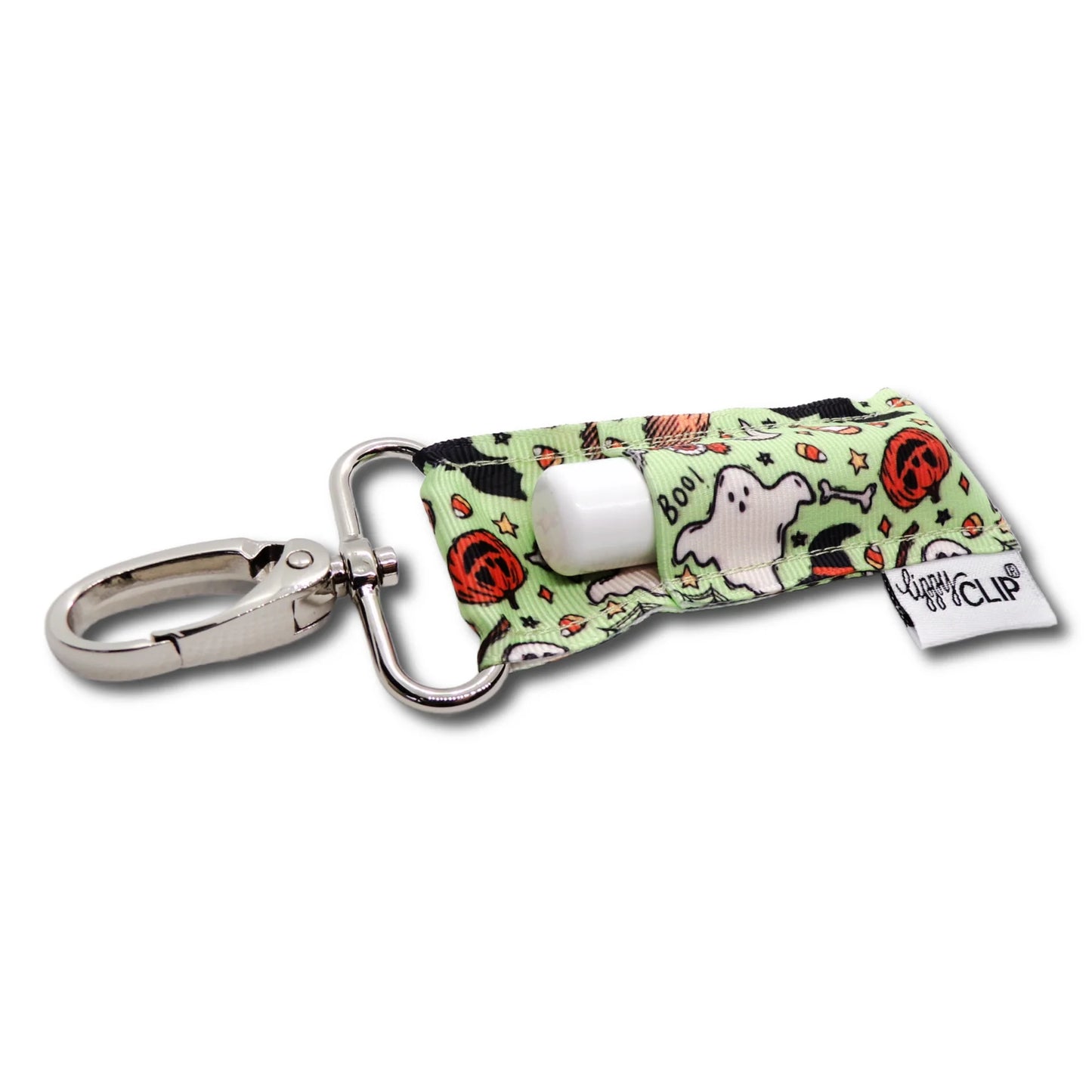 Halloween/ Fall Lippy Clips - Assorted Pattern Keychain Lip Balm Holders