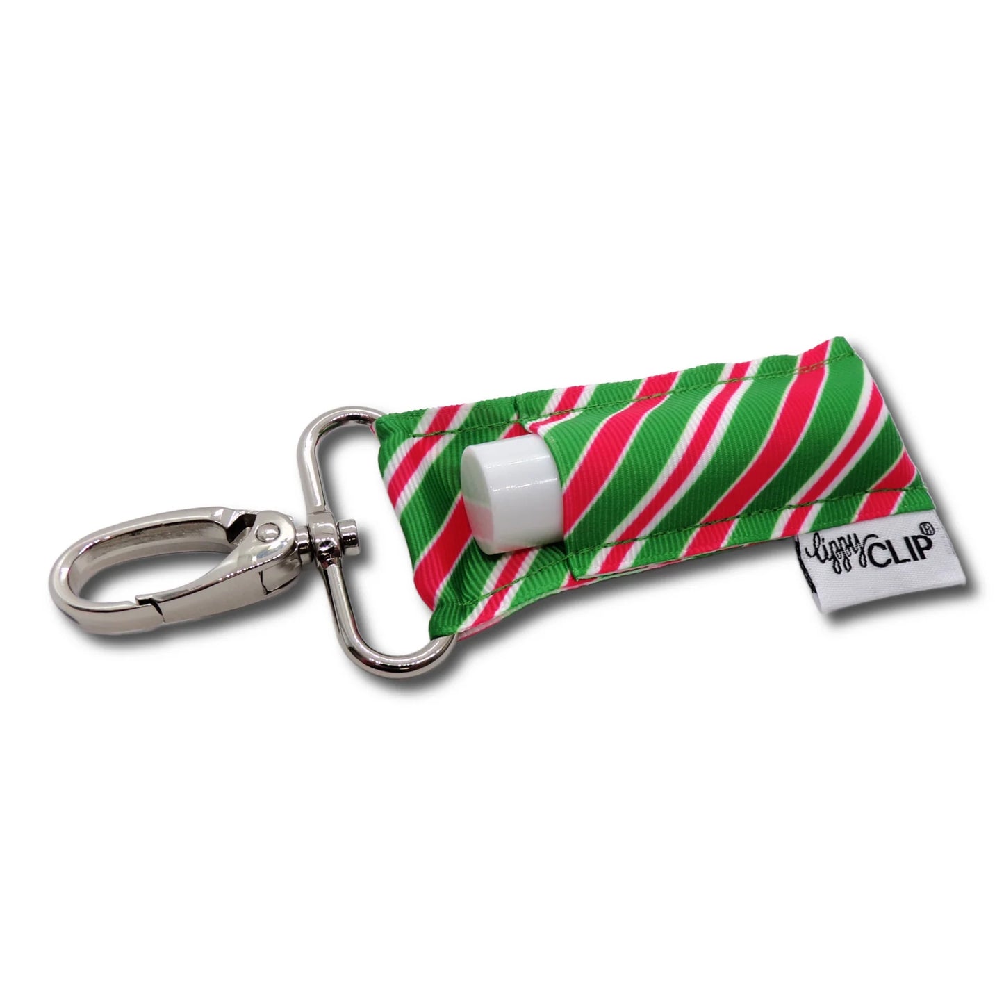 Holiday Lippy Clips - Assorted Pattern Keychain Lip Balm Holders