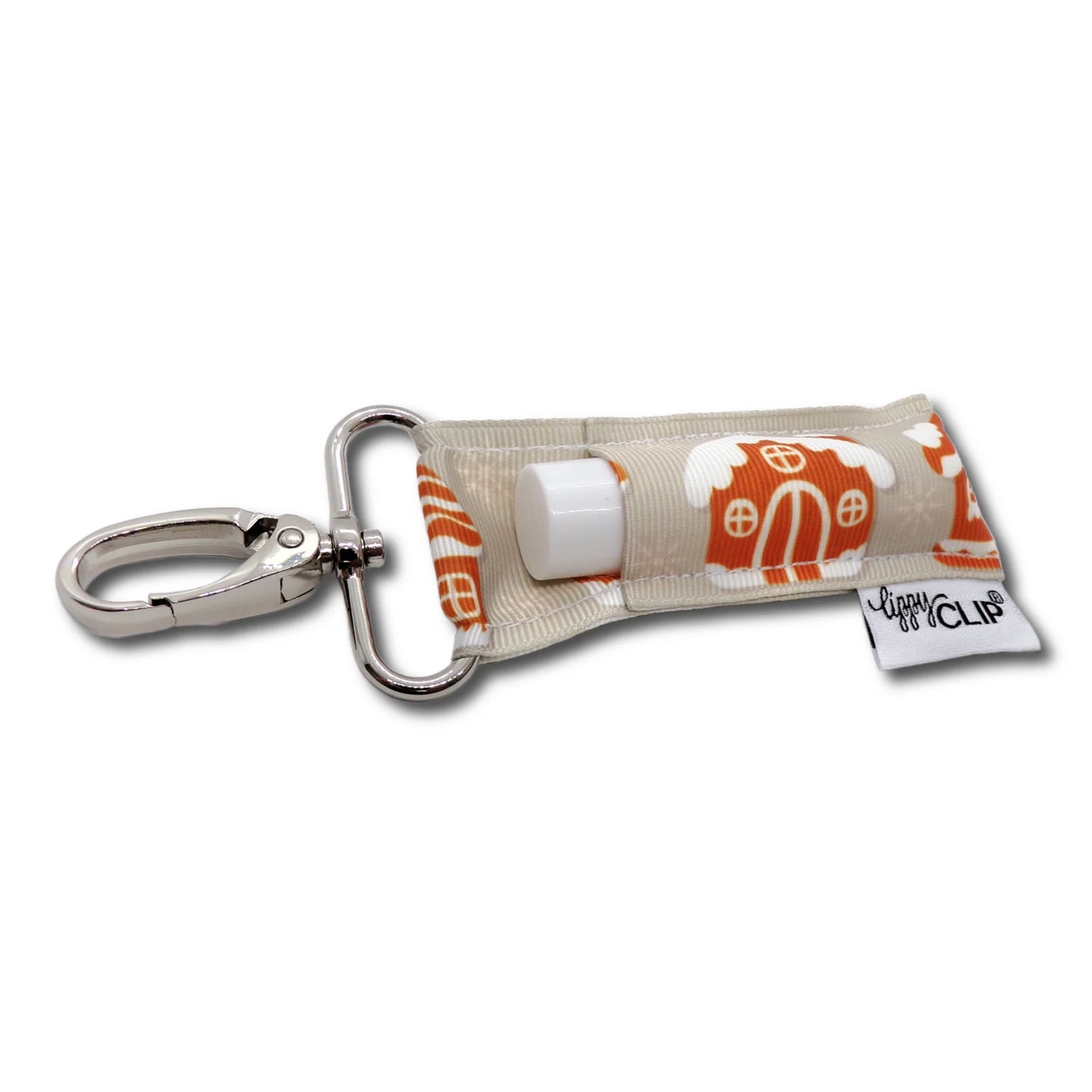 Holiday Lippy Clips - Assorted Pattern Keychain Lip Balm Holders