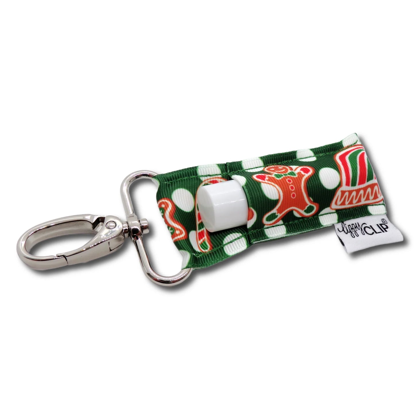 Holiday Lippy Clips - Assorted Pattern Keychain Lip Balm Holders