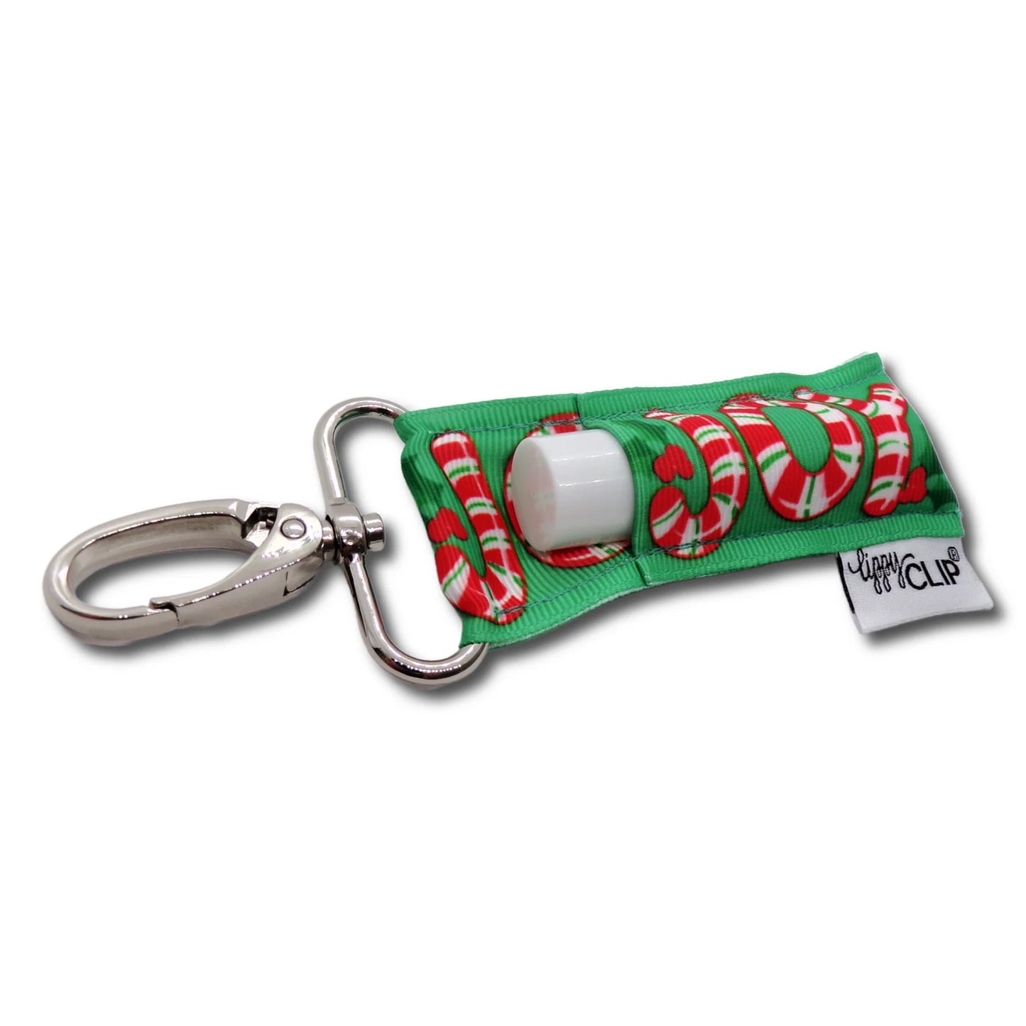 Holiday Lippy Clips - Assorted Pattern Keychain Lip Balm Holders