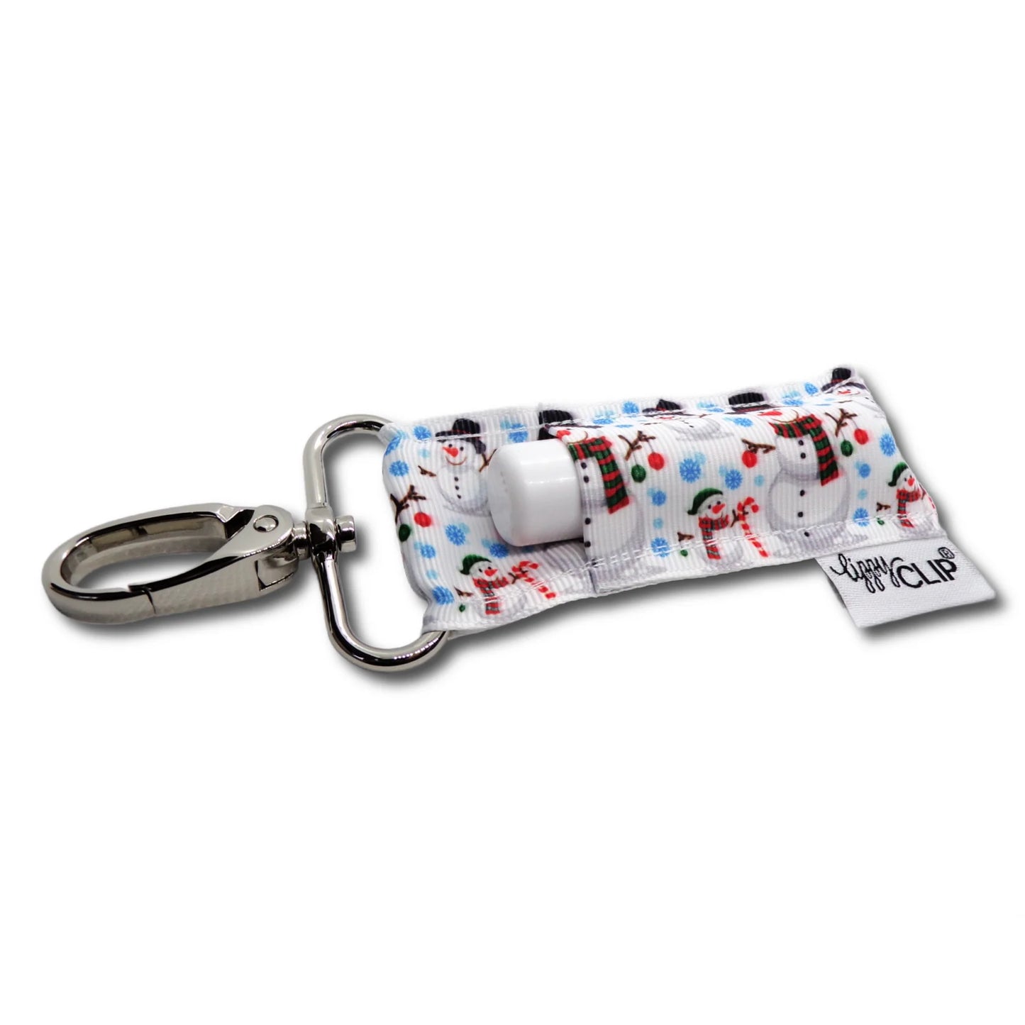 Holiday Lippy Clips - Assorted Pattern Keychain Lip Balm Holders