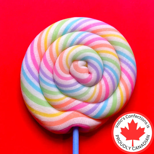 Handmade Whirl Lollipops by Volio’s Confections