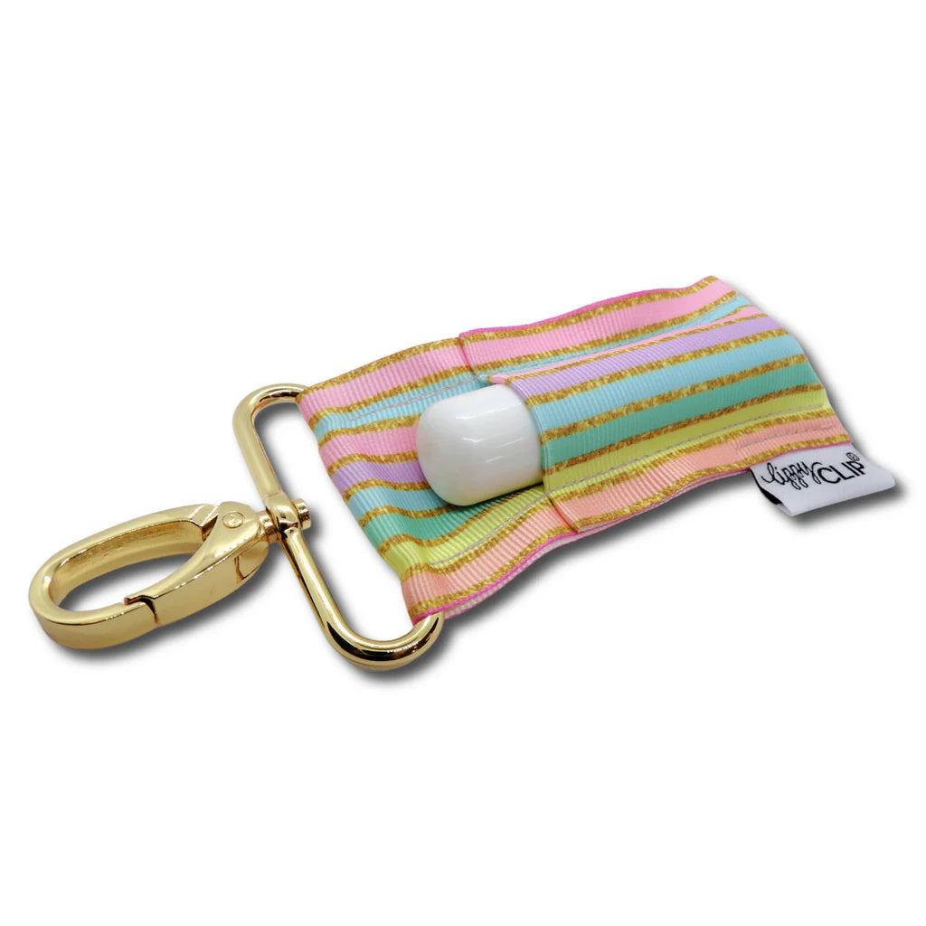 Lippy Clips - Assorted Pattern Keychain Lip Balm Holders