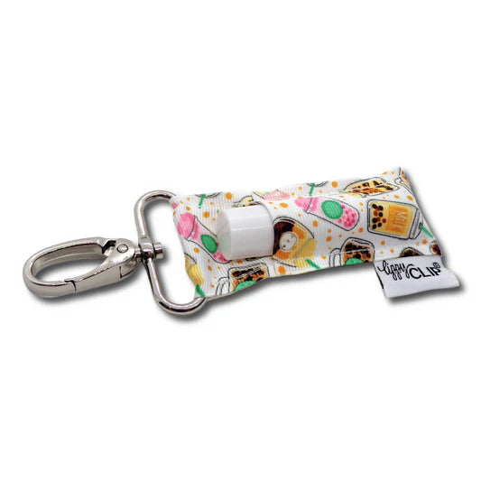 Lippy Clips - Assorted Pattern Keychain Lip Balm Holders