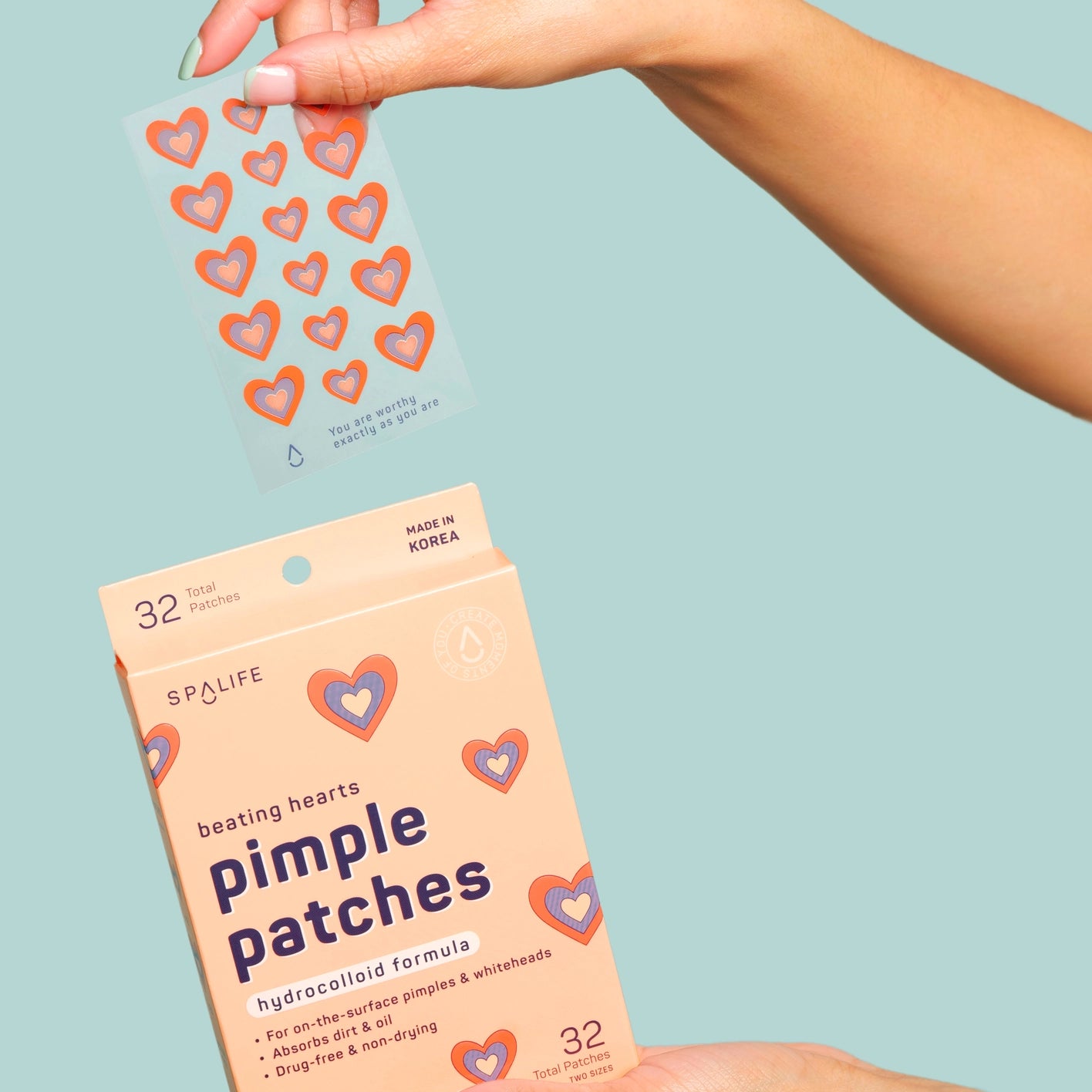 Beating Hearts Hydrocolloid Pimple Patches