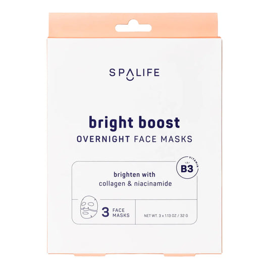 Bright Boost Brightening Overnight Face Masks - 3 Pack