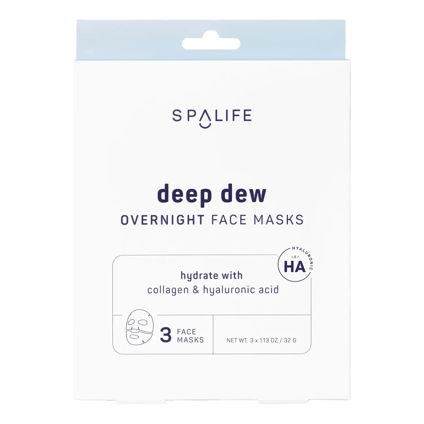 Deep Dew Hydrating Overnight Face Masks - 3 Pack