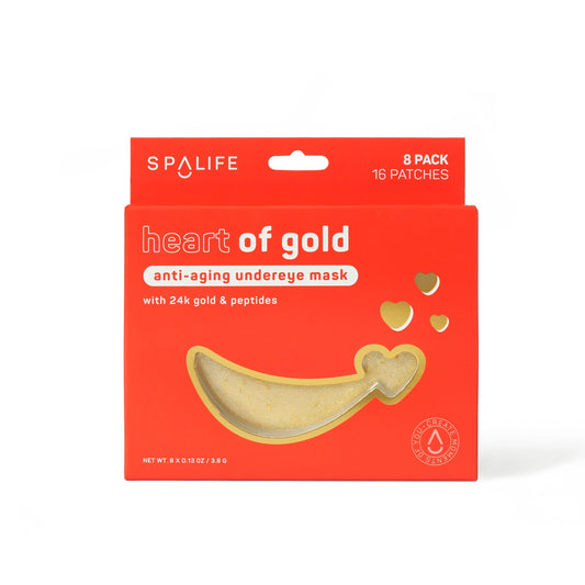 Heart Of Gold Anti-aging Under Eye Masks - 8 Pairs