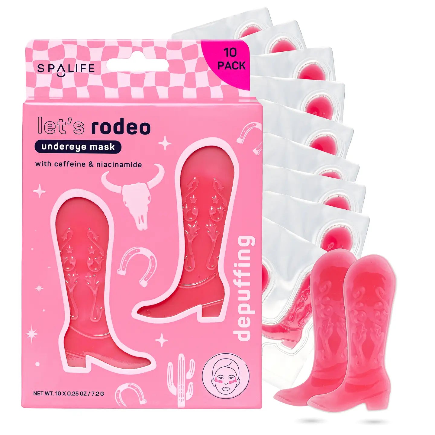 Let's Rodeo Depuffing Under Eye Masks - 10 Pairs