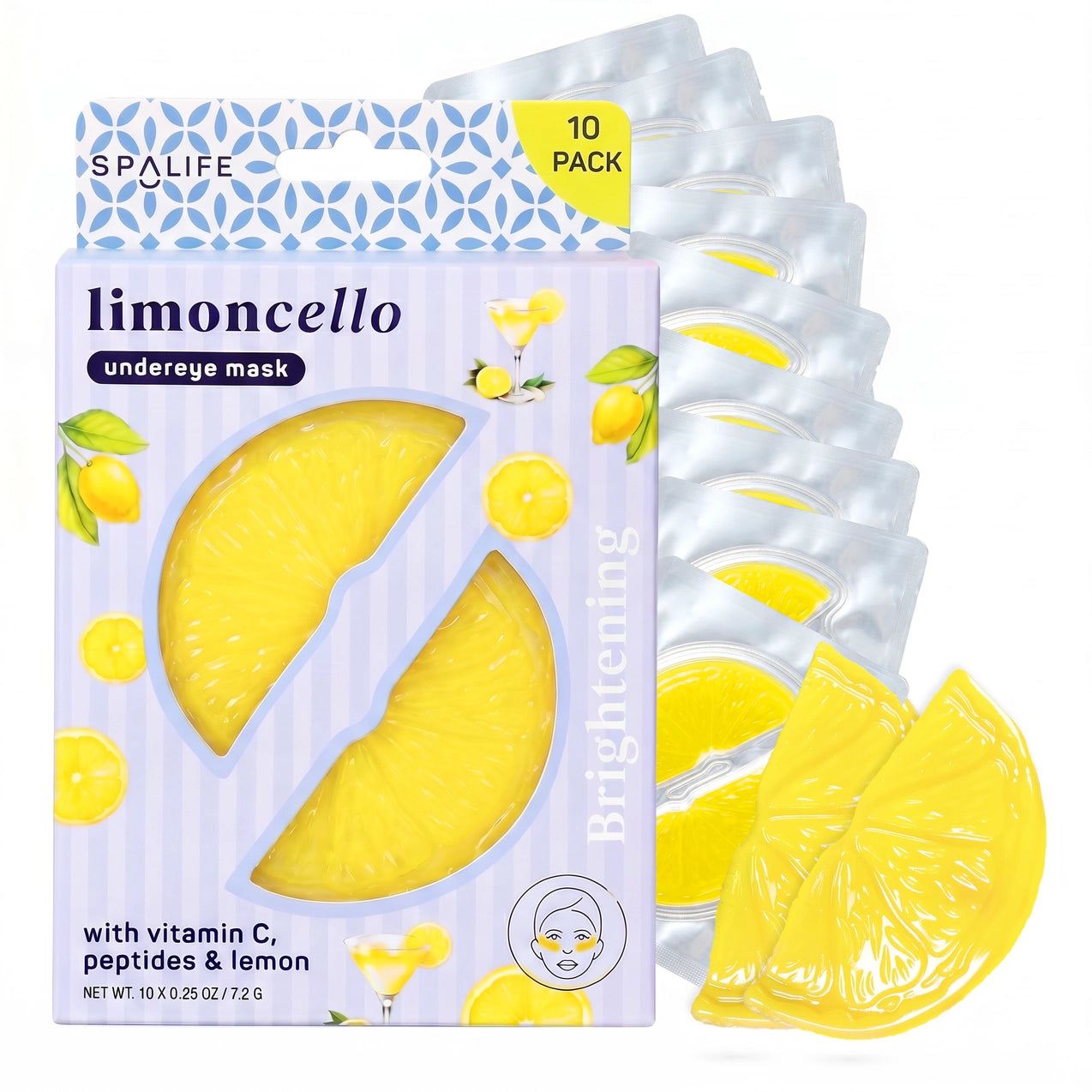 Limoncello Brightening Under Eye Masks - 10 Pairs