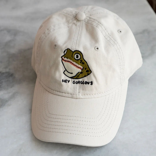 Cotton Embroidered Ball Cap Hats - 100% Cotton with Adjustable Strap and Metal Clasp