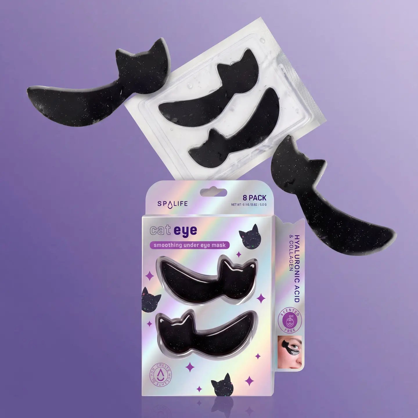 Halloween Cat Eye Hydrogel Undereye Patches | 8 Pack