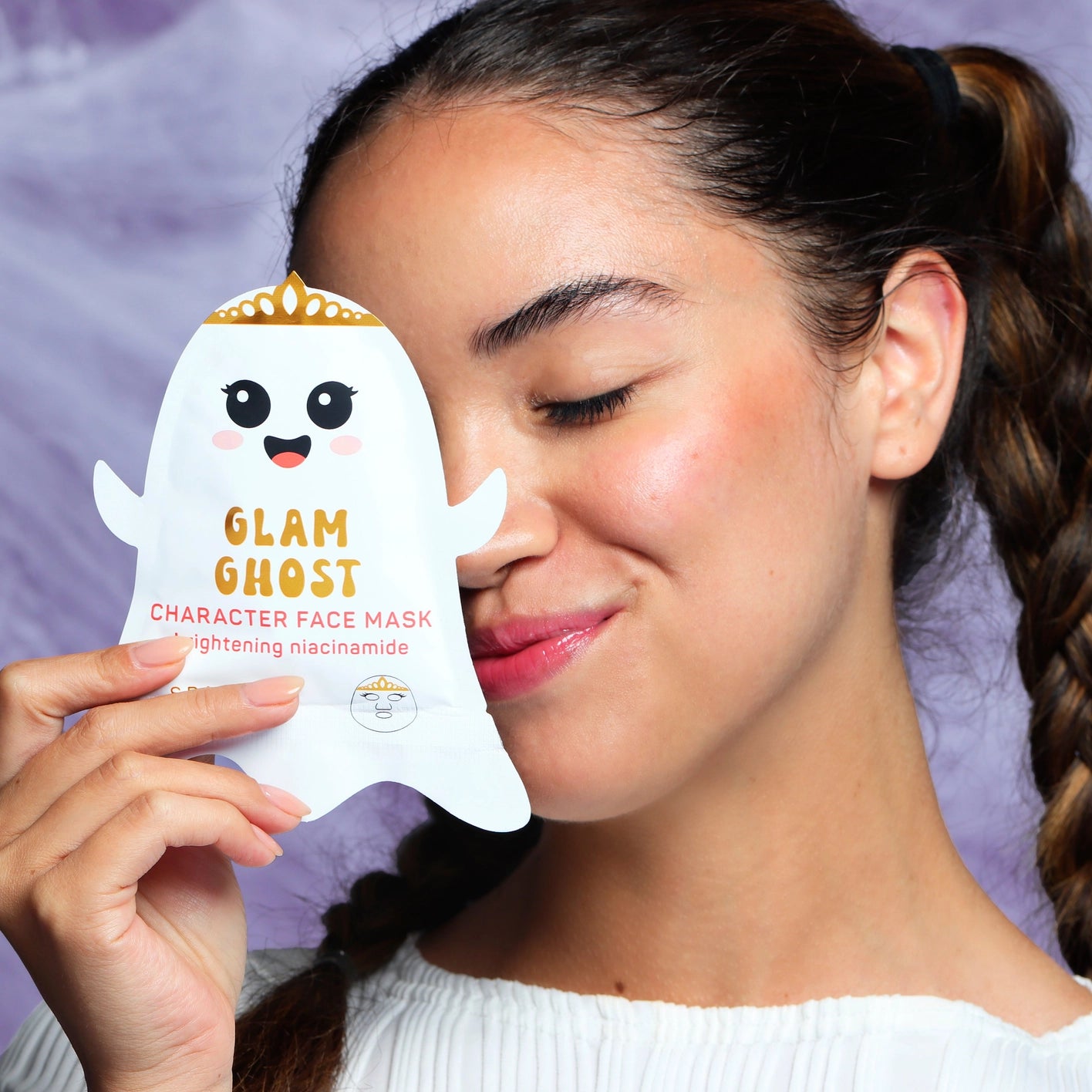 Glam Ghost Halloween Sheet Mask