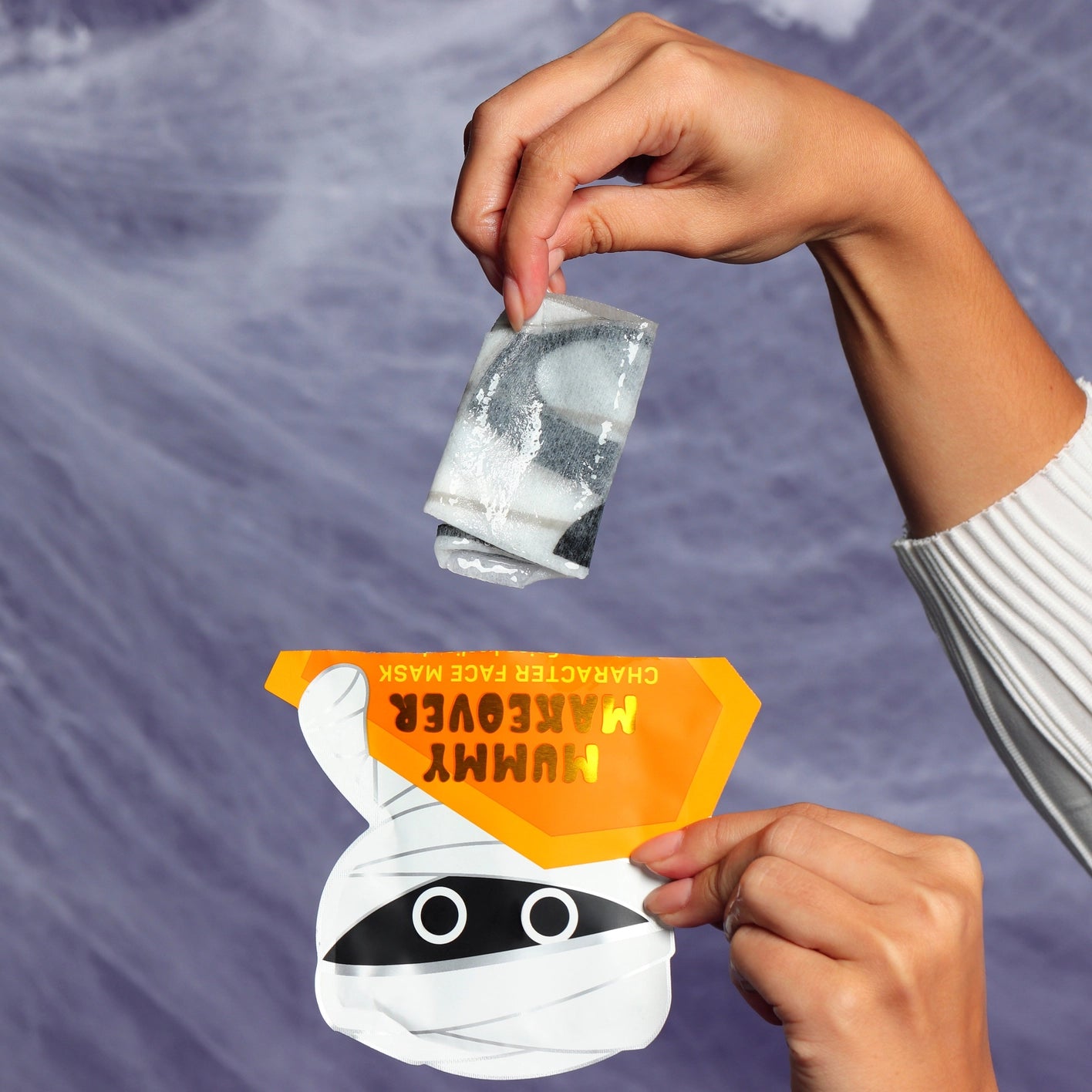 Mummy Makeover Halloween Sheet Mask