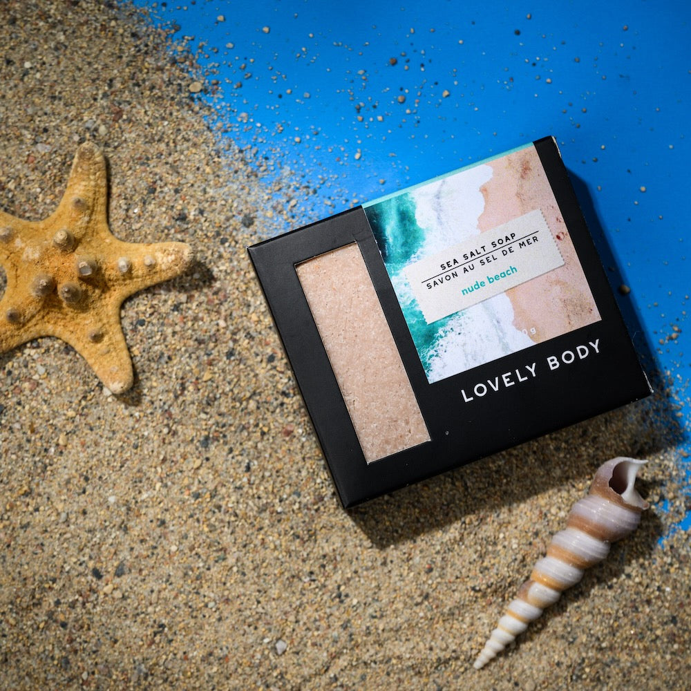 Nude Beach Sea Salt Soap - Luxury Spa Bar