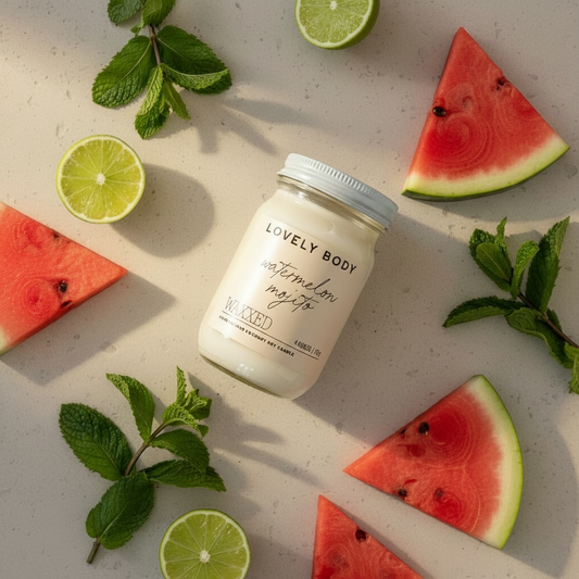 4 oz Lovely Body x Waxxed Candle - 20 Hour Burn Time