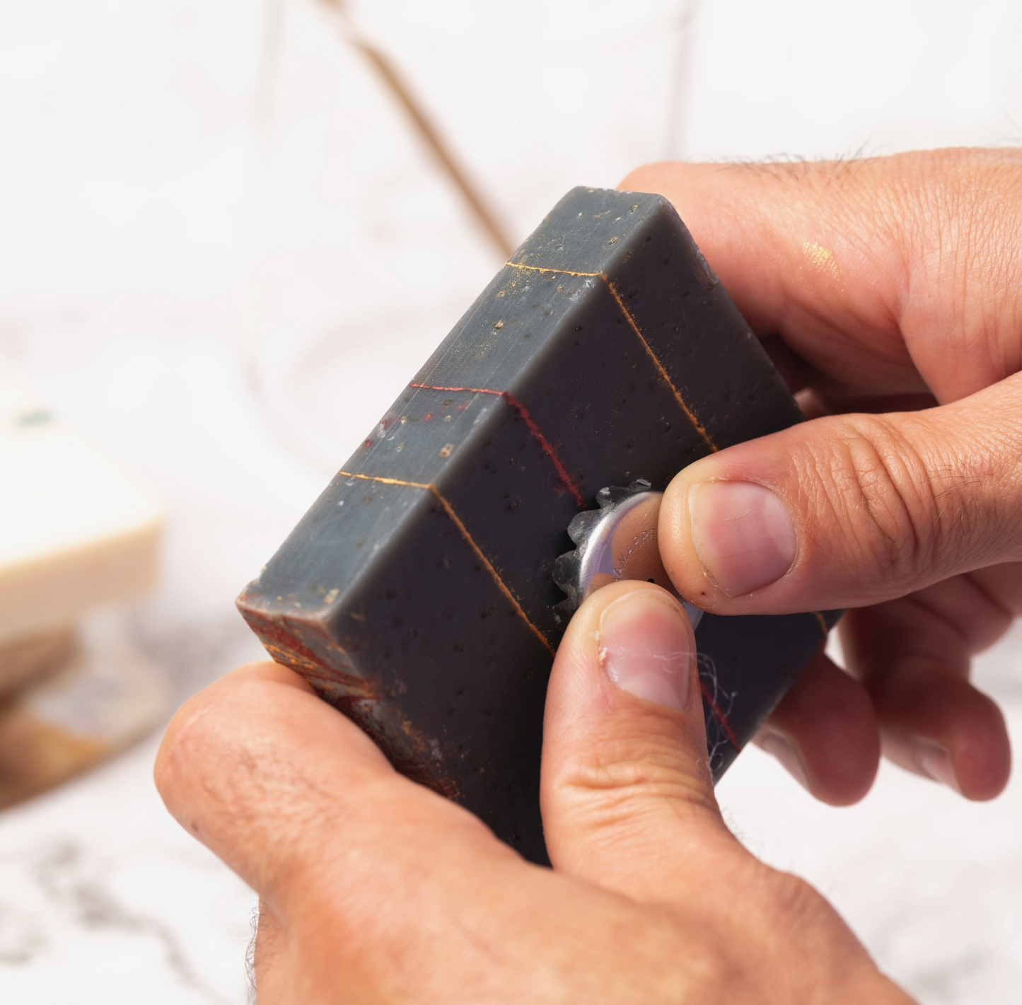 Magnetic Soap Dish - For side of shower, mirror, or tub!