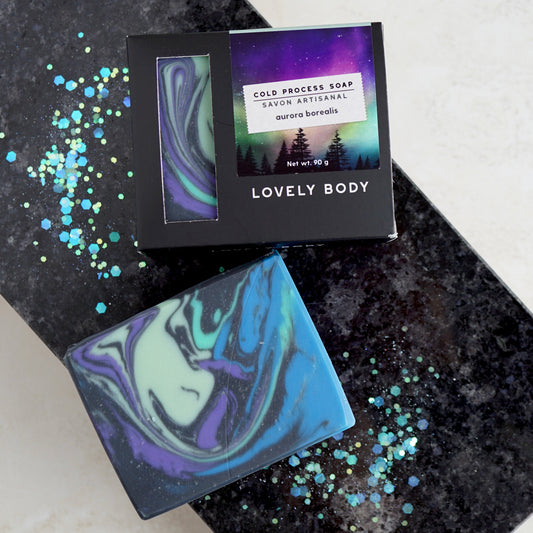 Aurora Borealis Cold Process Soap