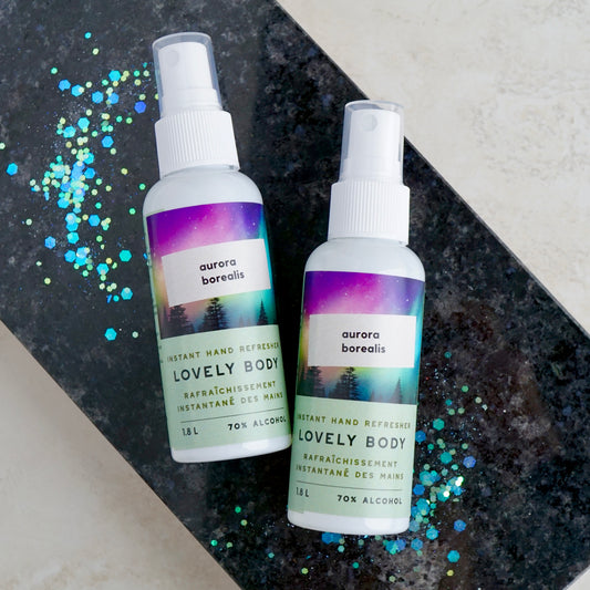 Aurora Borealis Instant Hand Refresher - 70% Alcohol - Previously Sunlight