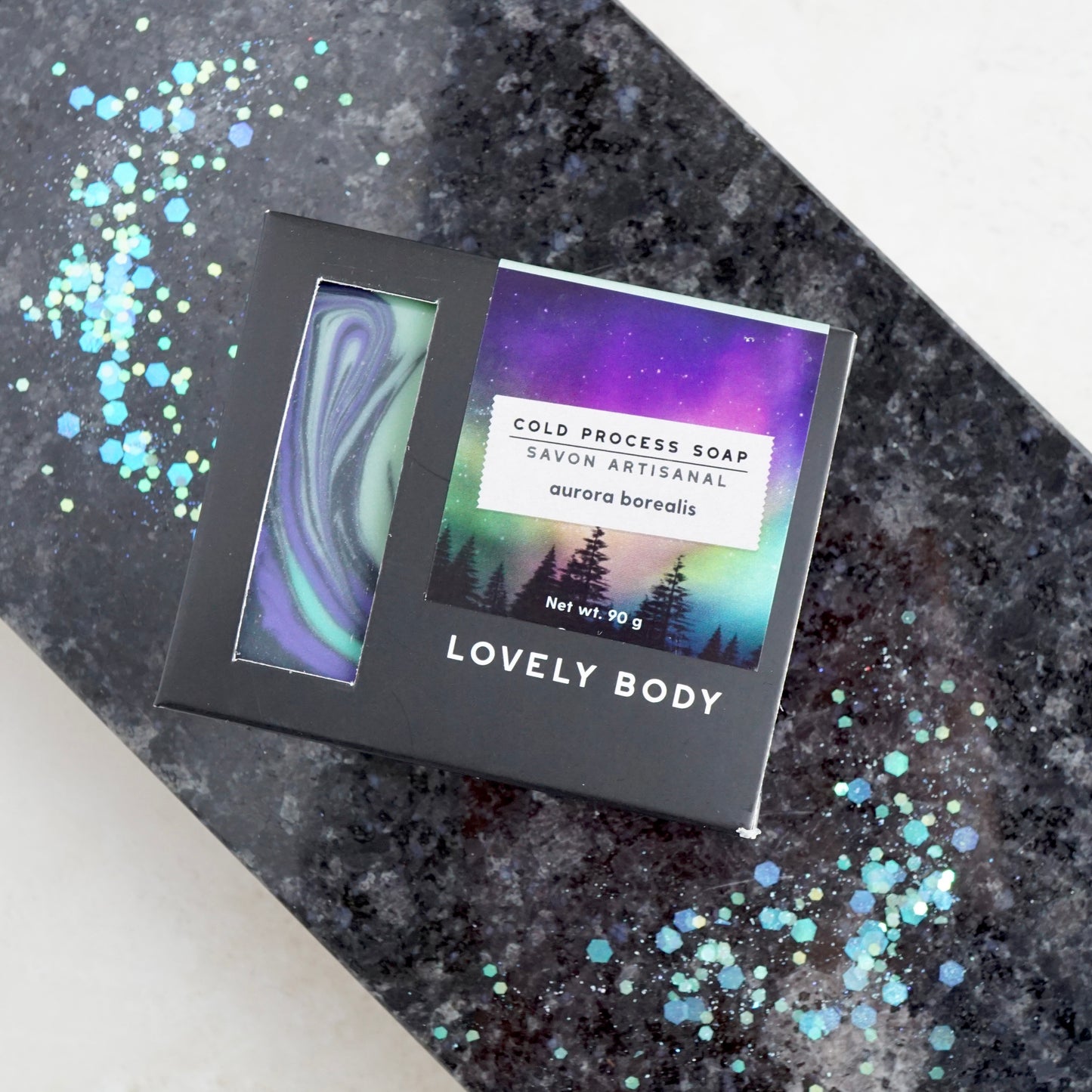 Aurora Borealis Cold Process Soap
