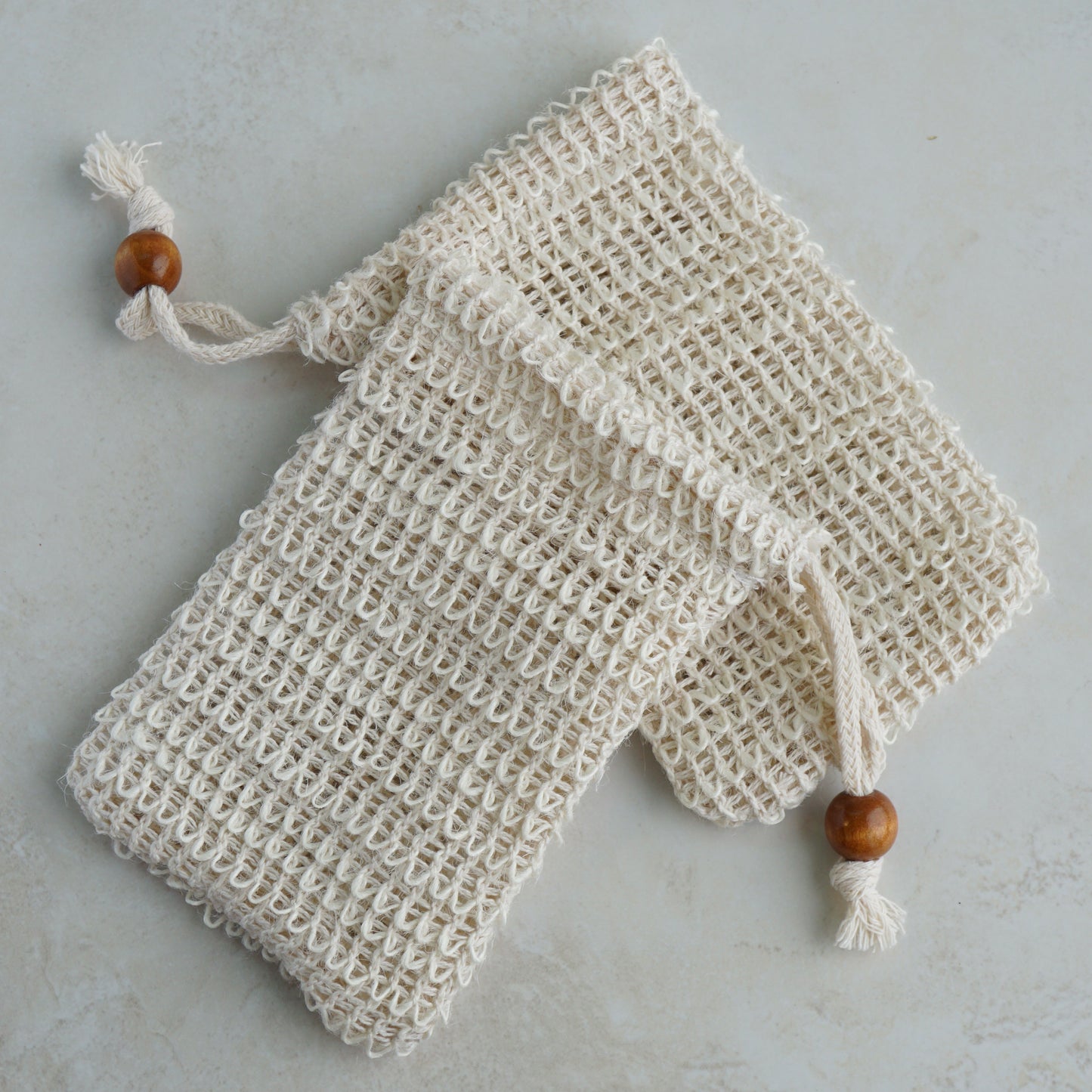 Natural Exfoliating Sisal (Agave) Soap Saver Bag